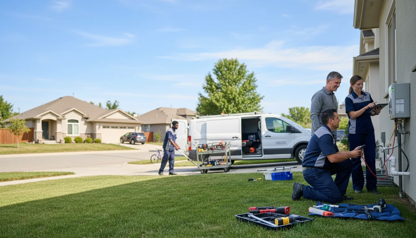 Tankless water heater service in Miller, NE